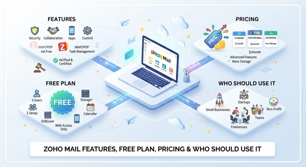Zoho Mail Features, Free Plan, Pricing and Who Should Use It